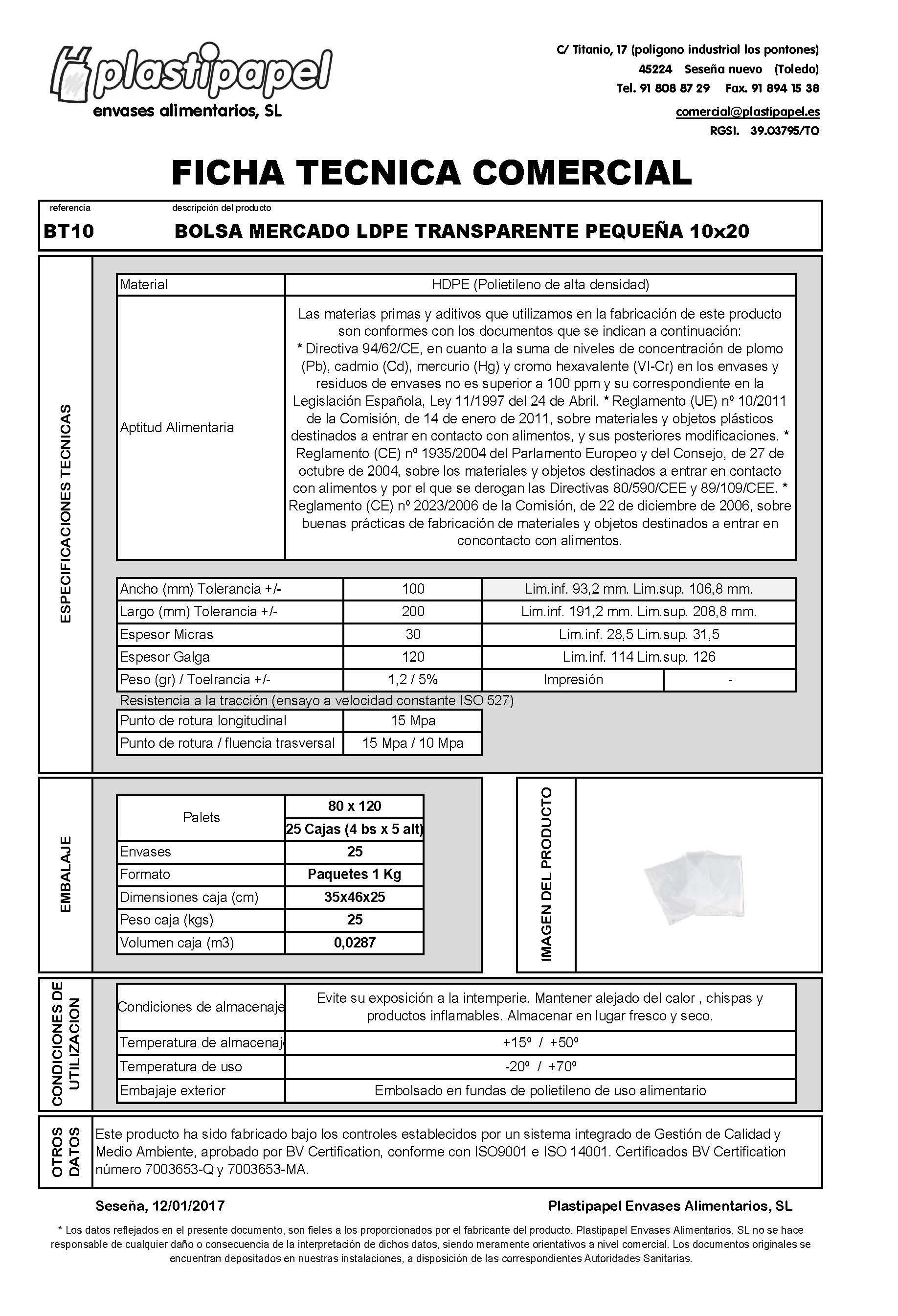 BOLSAS TRANSPARENTES LDPE 80 X 100 CM GALGA 100